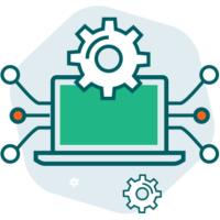 Illustration de l'interconnexion de la plateforme Lära avec d'autres logiciels.