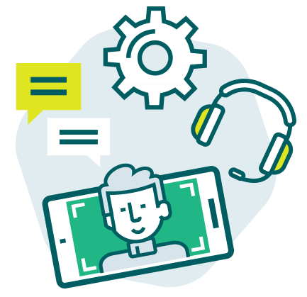 Illustration du processus d'implantation Lära LMS, discussions, échanges et configuration